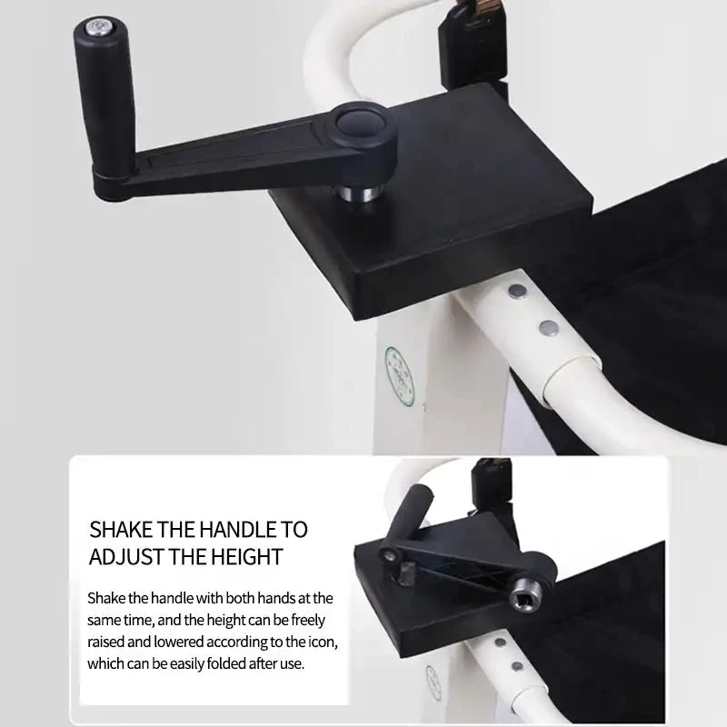 Simplified Elderly Patient Movement Mobility Bed Assistant Wheelchair - Image 3