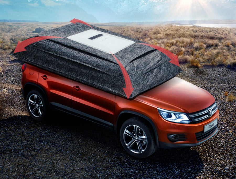 Automatic Retractable Foldable Car Cover Umbrella - Image 1