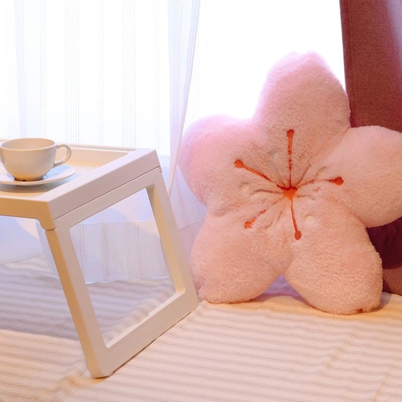 Colorful Cherry Flower Seat Cushion Pillow - Image 4