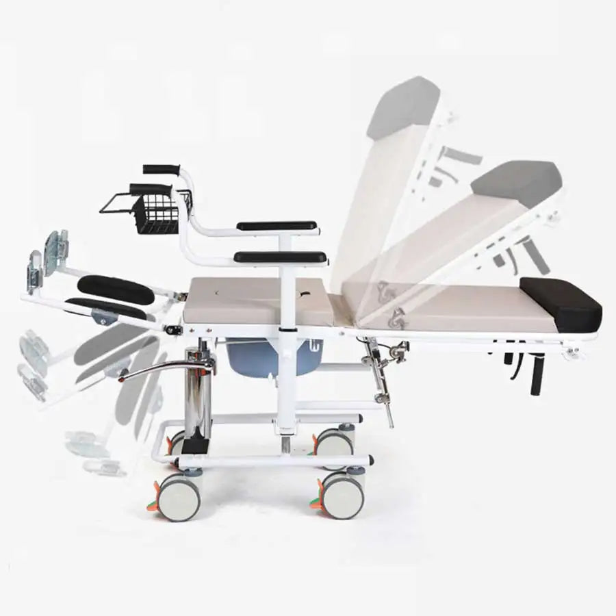 Elderly Transfer Easy Lift Hydraulic Adjustable Transformable Chair Bed - Image 5