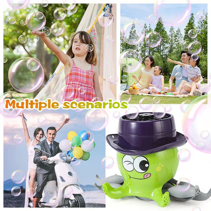 Octopus Automatic Bubble Blower Machine Toy - Image 8