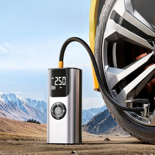 Mini Wireless Automatic Car Tire Air Compressor Pump - Image 0