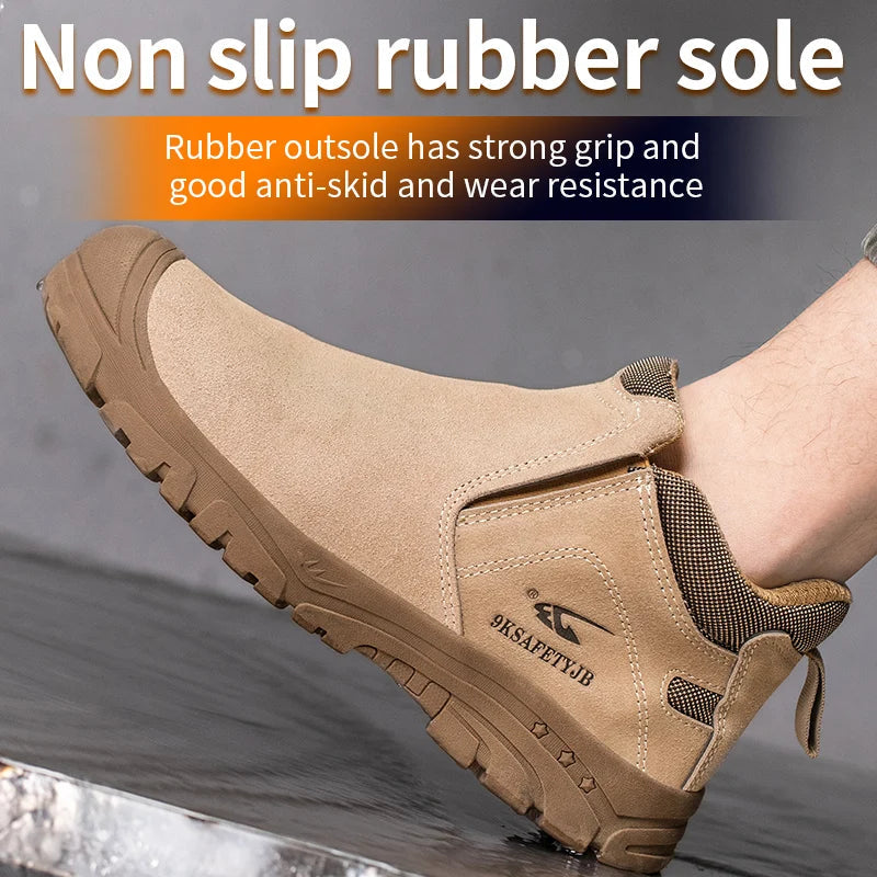 Scald-Proof Insulated Durable Slip-On Indestructible Work Shoes - Image 8