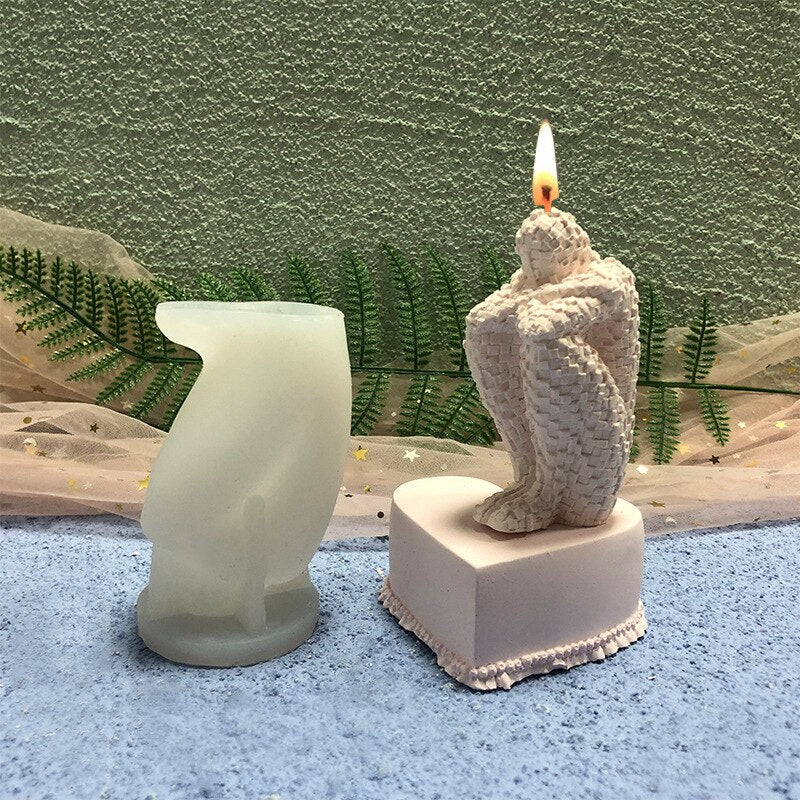 Handmade Thinking About Life Candle Mold - Image 5