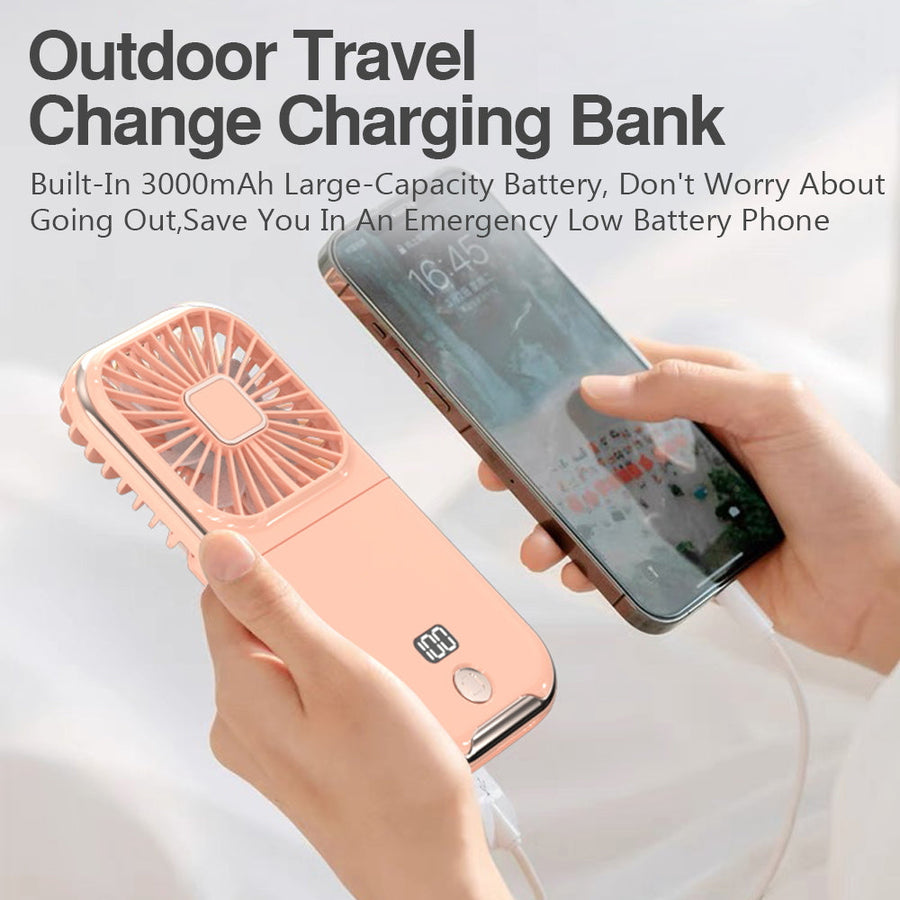 Portable Rechargeable Magic Phone Holder Cooling Fan - Image 4