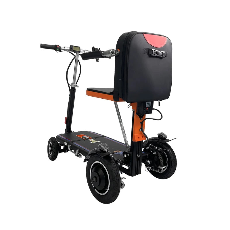 Foldable 4-Wheel Electric Elderly Mobility Scooter - Image 3