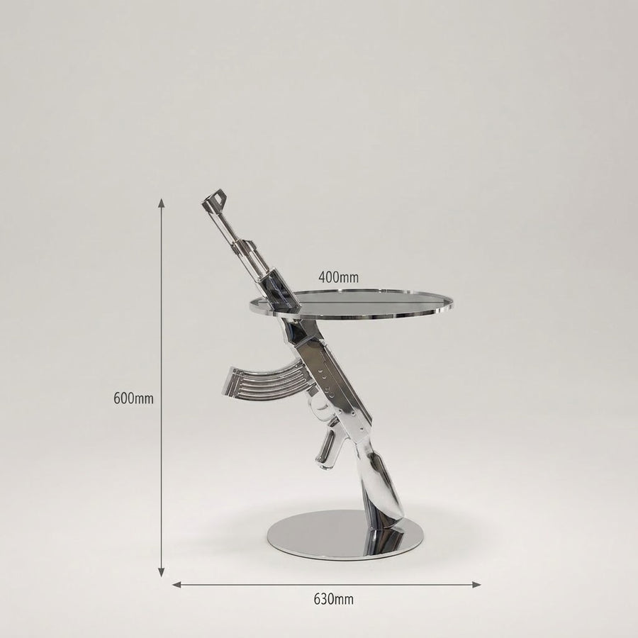 Sniper Industrial Metal Side Table