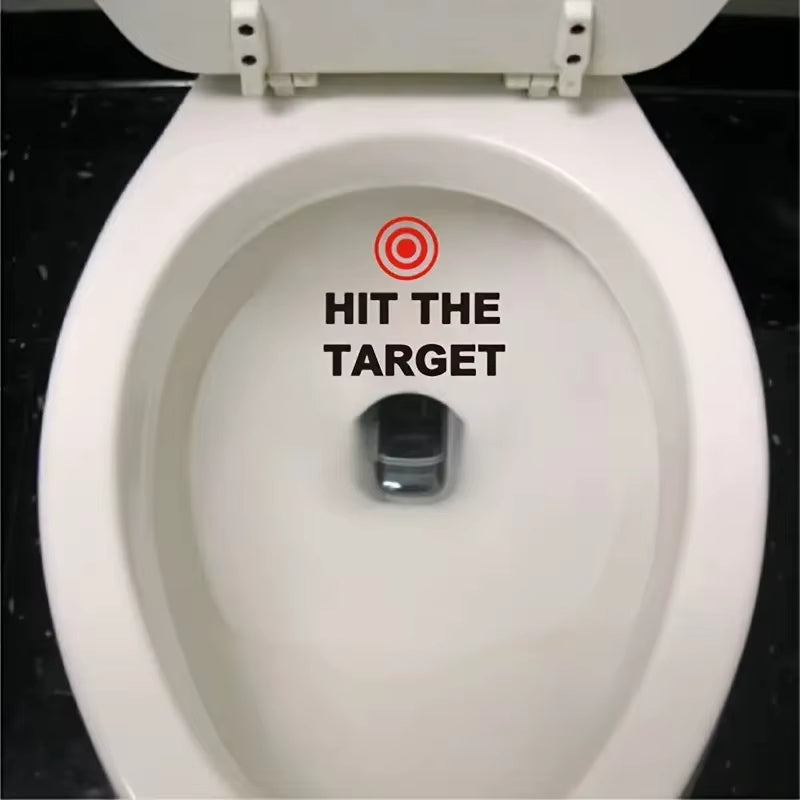 Bathroom Toilet Aim Practice Sticker - Image 4