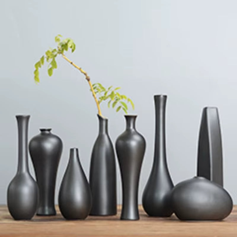Ceramic Geometric Modern Vase - Image 1