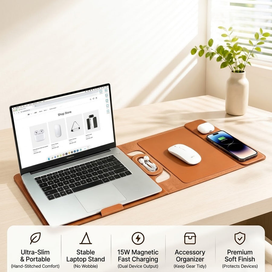 Anywhere Office Laptop Sleeve Stand Case