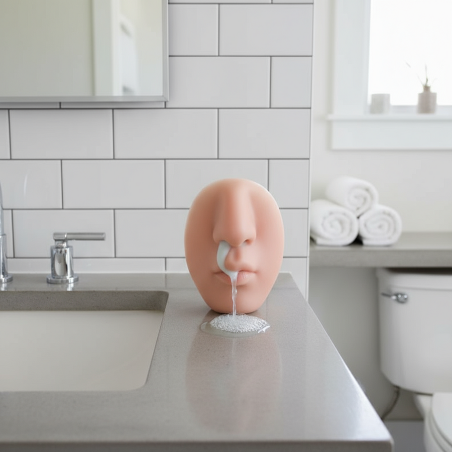 Realistic Nose Shape Wall-Mounted Prank Soap Dispenser - Image 5