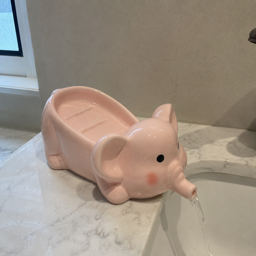 Tusk & Suds Elephant Soap Drain Holder