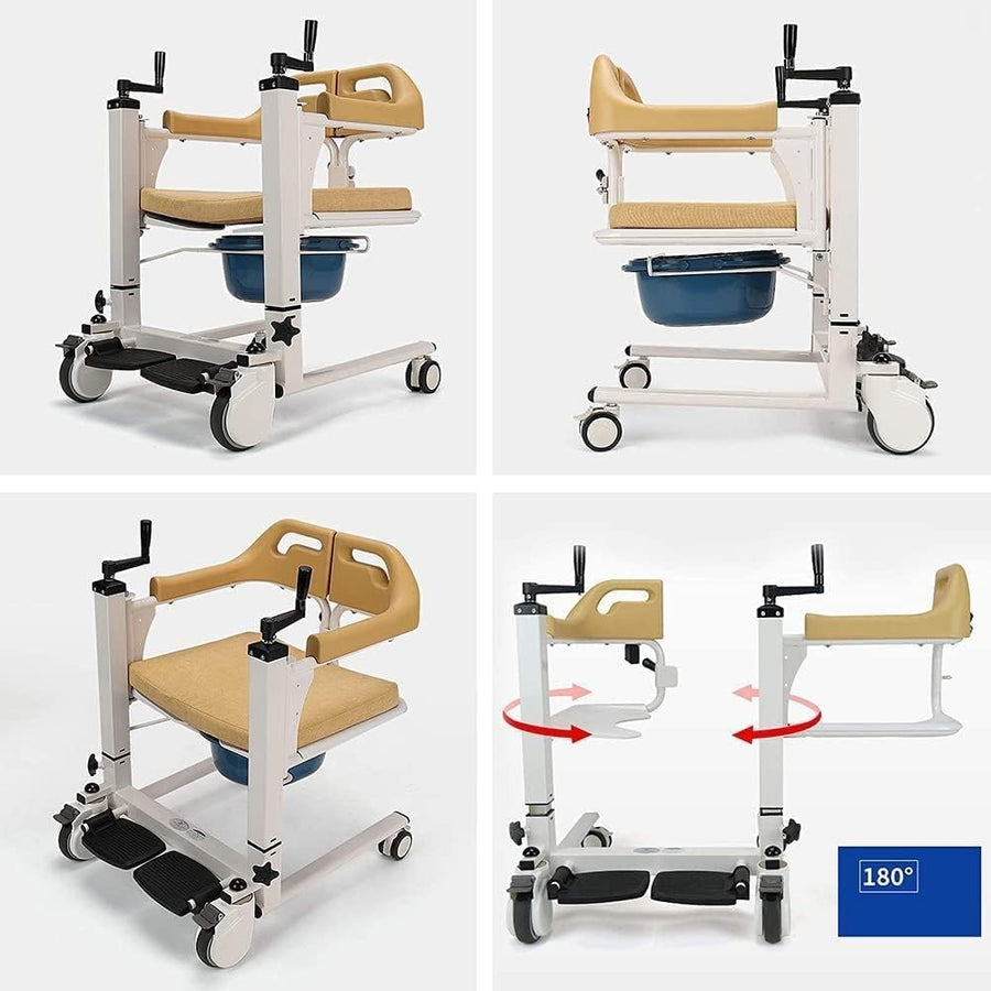 Elderly Patient Transfer Lift Handicapped Wheelchair - Image 10