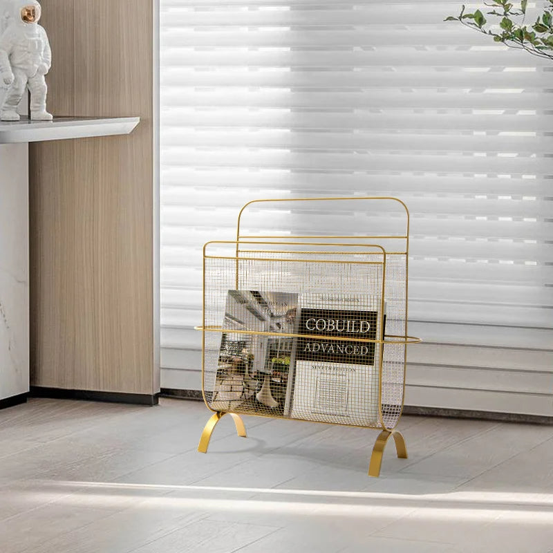 Nordic Minimalist Metal Bookshelf - Image 3