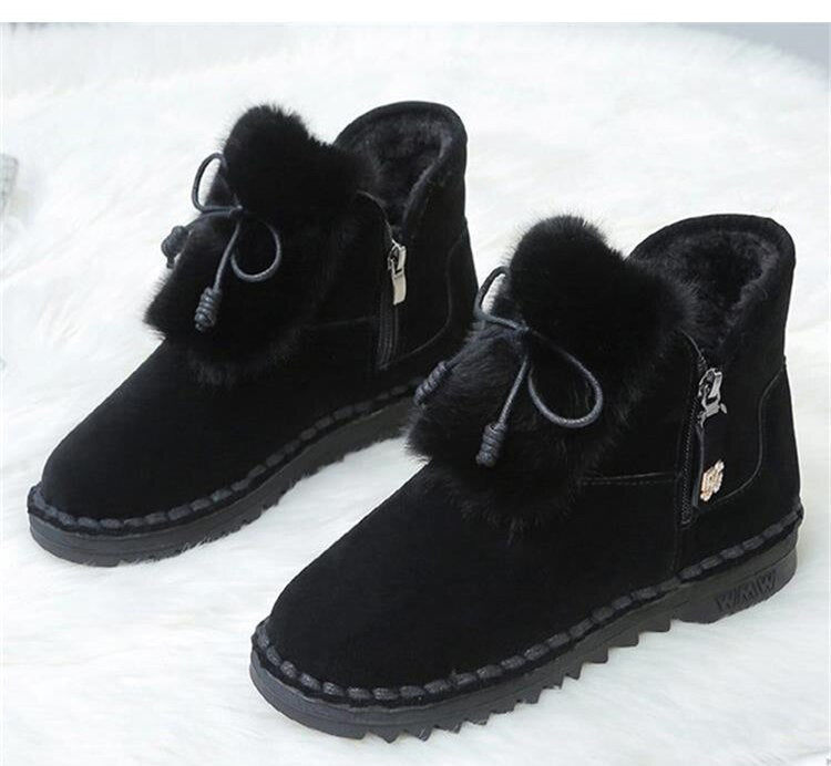 Chunky Padded Women Ankle Snow Boots - Image 3