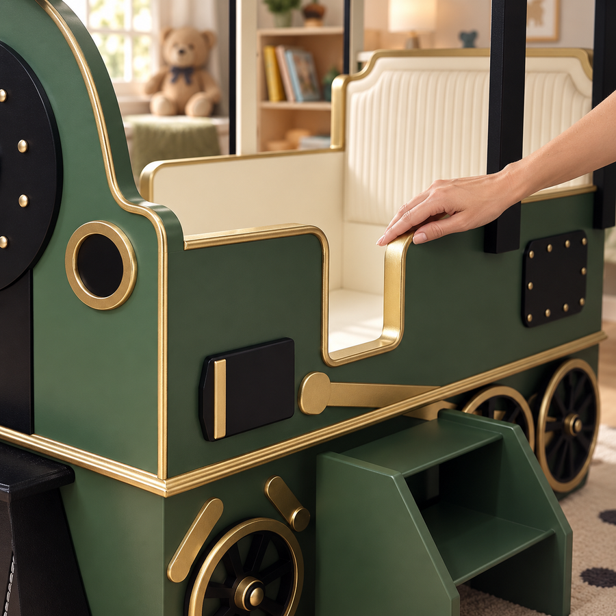 All Aboard Adventure Train Ride Kids Bed