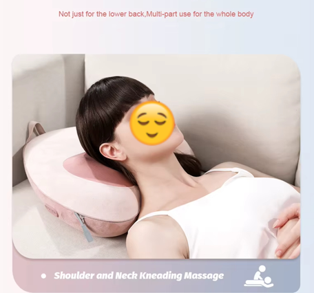 Heart-Shape Ergonomic Soft Stress Relief Massager - Image 3