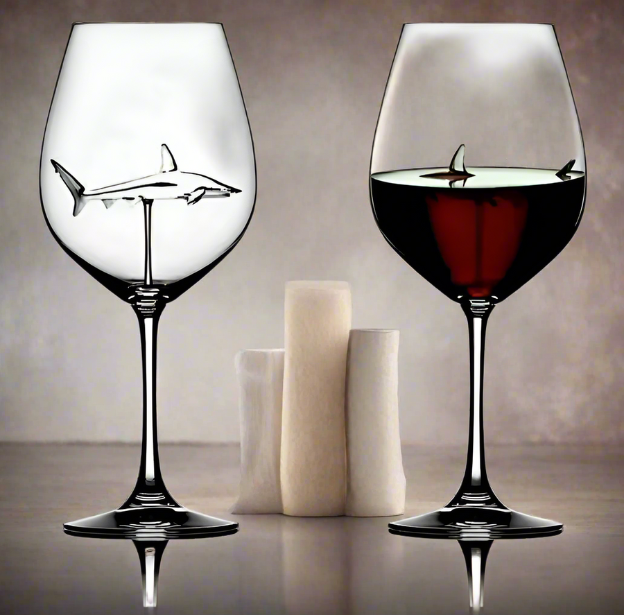 Built-in Shark Sea Wine Glasses - Image 5