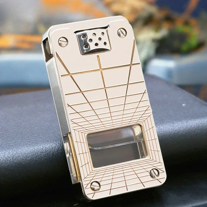 Premium Ruler Design Windproof Metal Lighter - Image 2