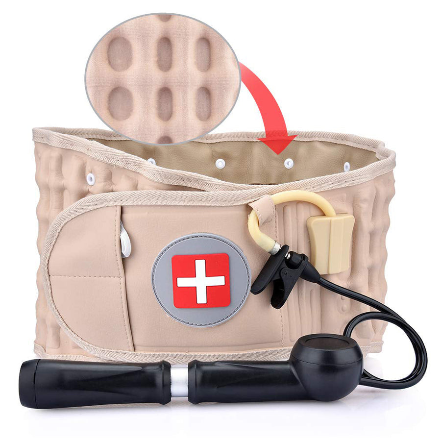 Back Pain Relief Inflatable Brace Support Belt Massager - Image 5