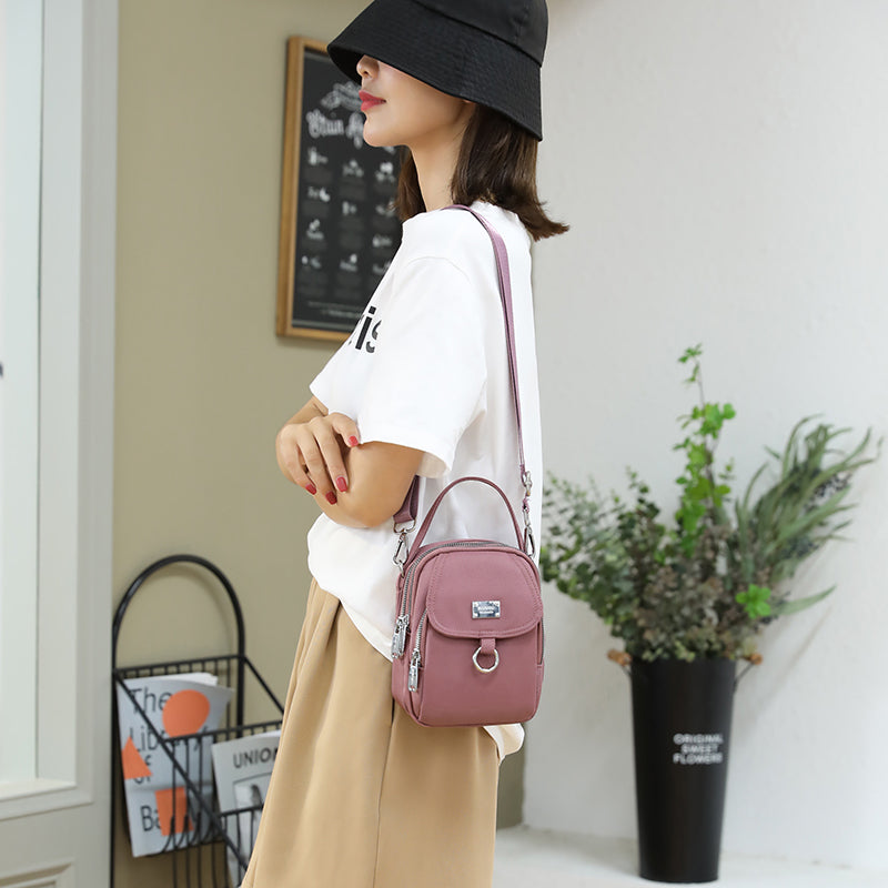 Leather Trendy Chic Women Messenger Bag - Image 3