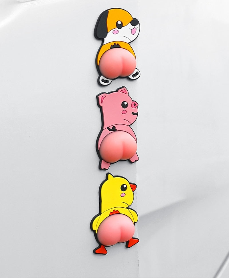 3D Cartoon Car Bumper Door Protectors - Image 2