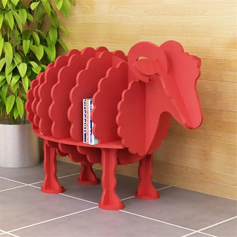 Creative Decorative Sheep Shaped BookCase - Image 3
