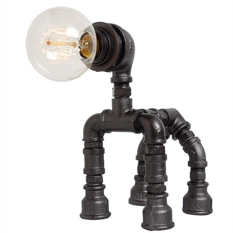Dog Puppy Iron Pipe Table Lamp - Image 5