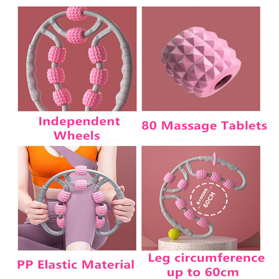 Multi-Wheel Relaxer Leg Clamp Massager - Image 3