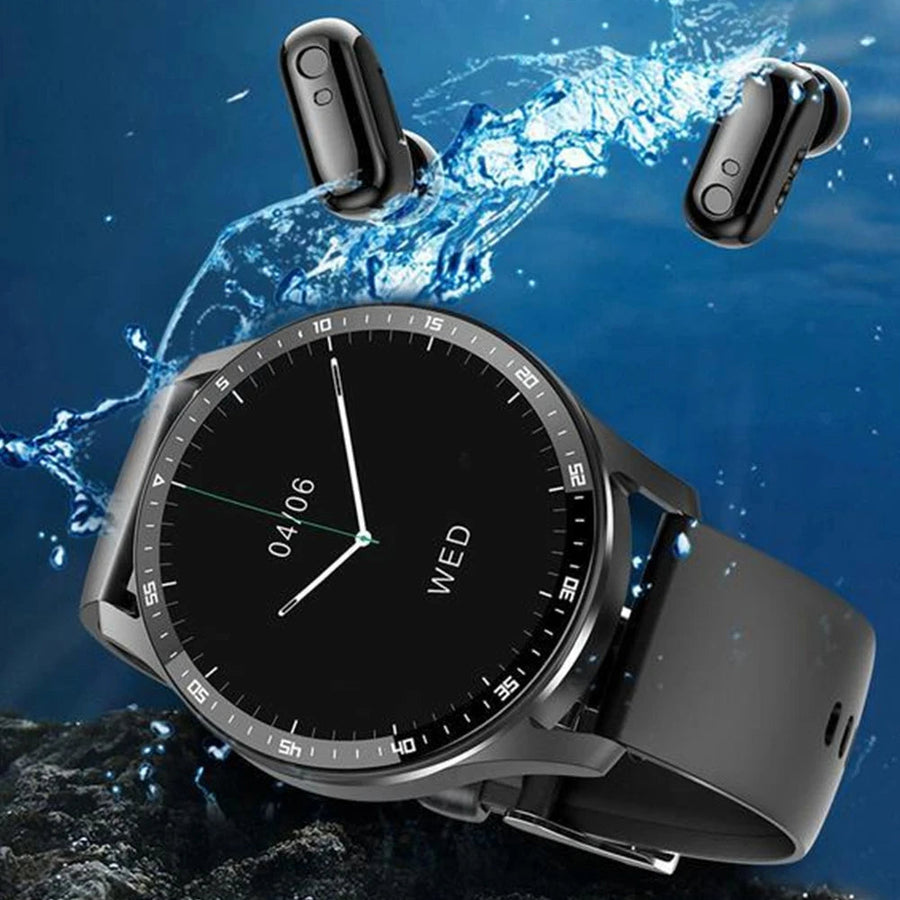 Elegant Bluetooth Earphones Smartwatch - Image 1