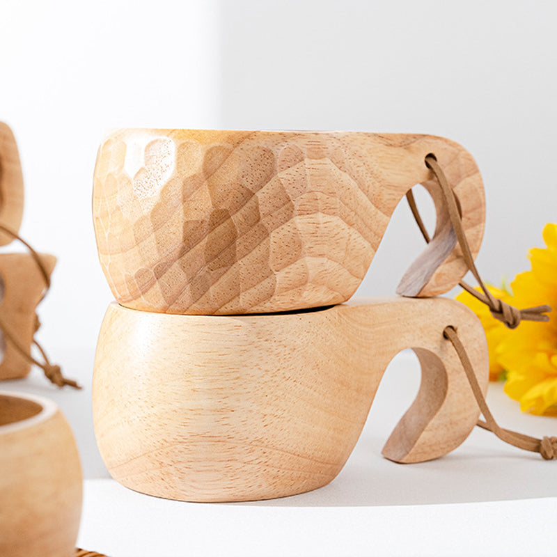 Eco Wooden Tea Cups - Image 4