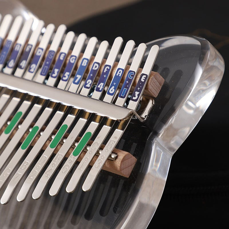 Mini Musical 17 Key Acrylic Thumb Piano - Image 4