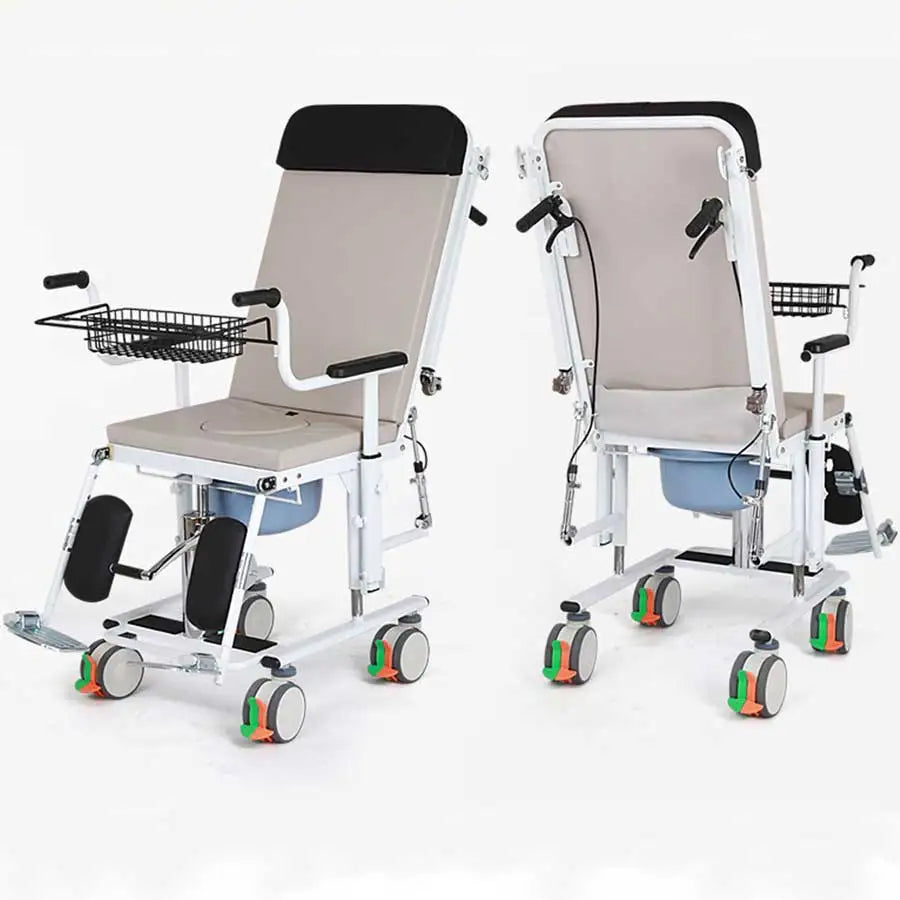 Elderly Transfer Easy Lift Hydraulic Adjustable Transformable Chair Bed - Image 4