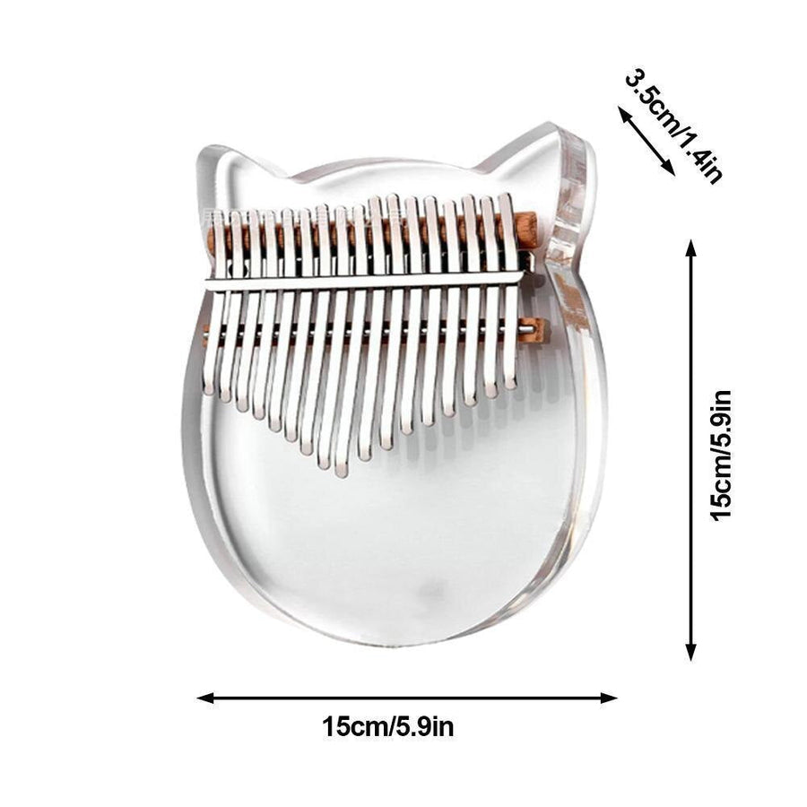 Mini Musical 17 Key Acrylic Thumb Piano - Image 5