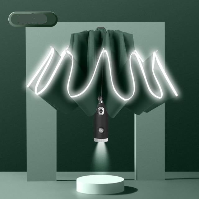Automatic Reverse Led Light Foldable Umbrella - Image 11
