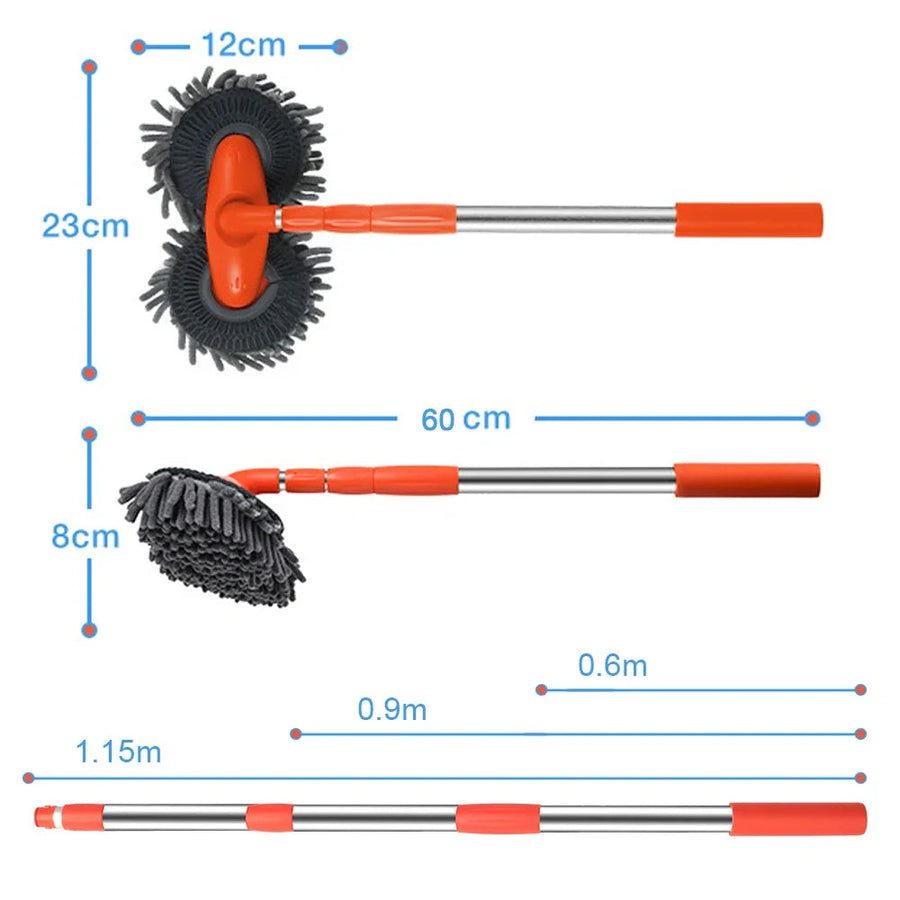 Ultimate Cleaning Telescopic Car Cleaner Brush - Image 4
