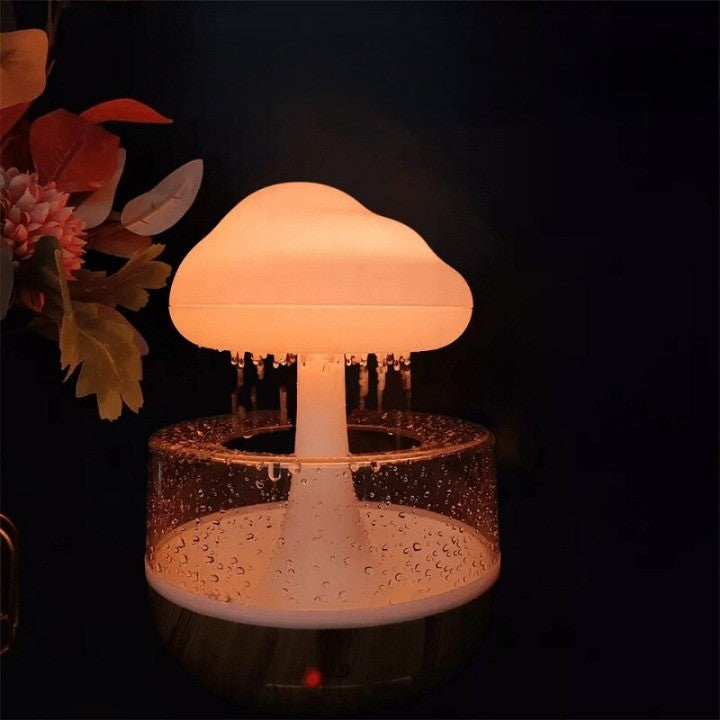 Rain Cloud Mushroom Air Humidifier Night Lamp - Image 0