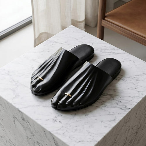 Disco Toes Metallic Five-Toe Artsy Slipper
