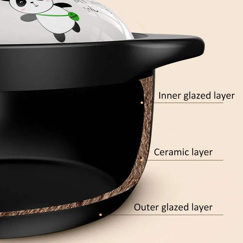Cute Panda Japanese Style Non-stick Frying Pan - Image 3