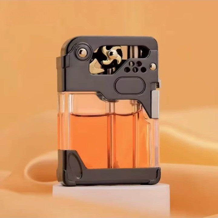 Clear Tank Metal Kerosene Lighter - Image 7
