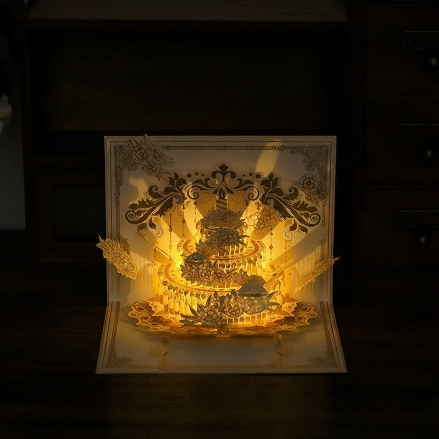 Illuminated Pop Up Birthday Gift Card - Image 0