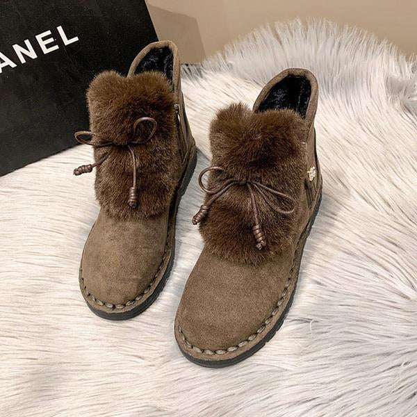 Chunky Padded Women Ankle Snow Boots - Image 1