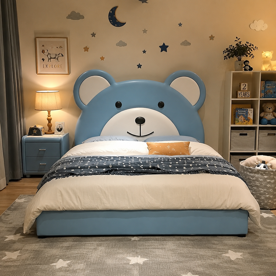 Cute Bear Cartoon Kids Bear Bed