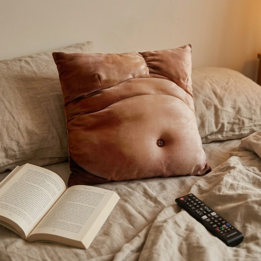 Dad Bod Couch Throw Pillow