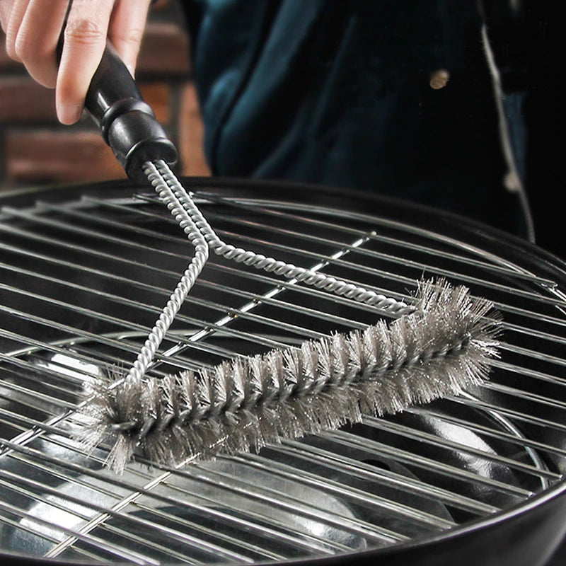Stainless Steel BBQ Grill Cleaning Brush - Image 1