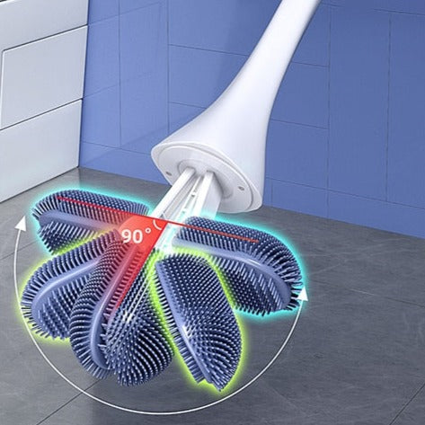Adjustable Double Head Roller Toilet Brush - Image 2