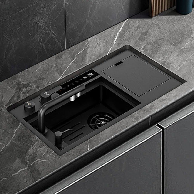 Modern Edge Stainless Steel Ultrasonic Sink - Image 4