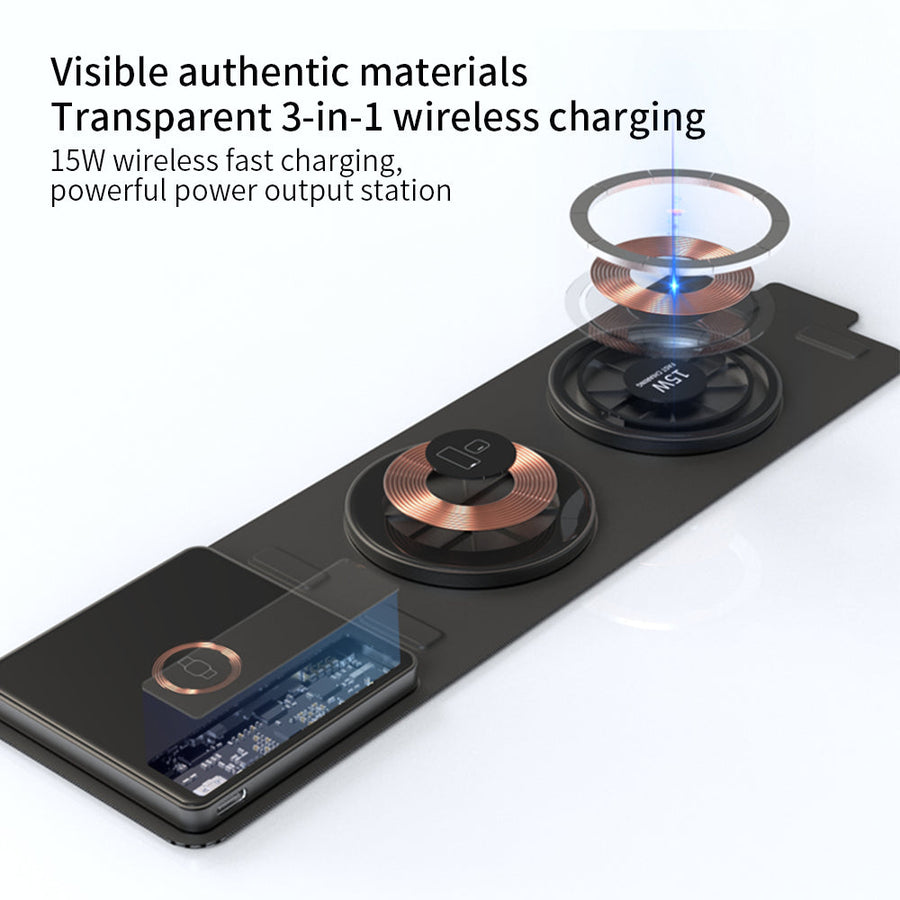 Magnetic Foldable Invisible Power Wireless Charger - Image 2