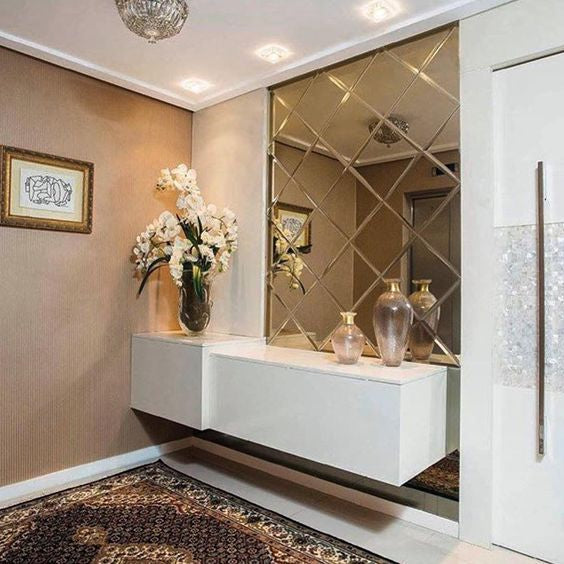 Customized Luxury Beveled Glass Mirror for entrance foyer wall - Image 6