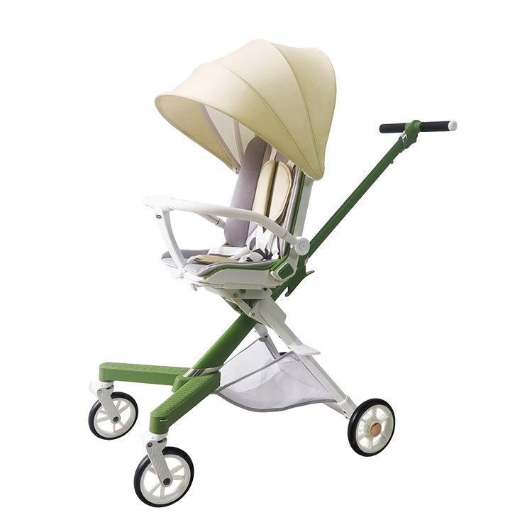 360 Rotating Folding Easy Travel Folding Baby Stroller - Image 5